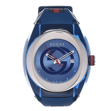 gucci blue watches